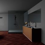 Душевая термостатическая система без излива с регулировкой высоты ADAGIO 915401RM250NM чёрный