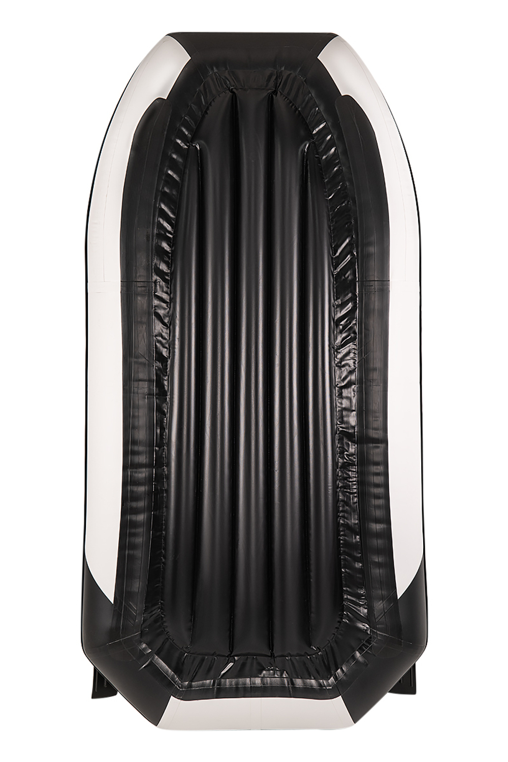 YACHTMAN-280 МНД НАДУВНОЕ ДНО (Яхтман) белый-черный (лодка ПВХ с усилением)