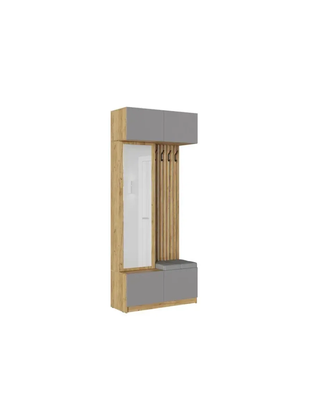 Прихожая с зеркалом комплект мебели 200х51х236 см