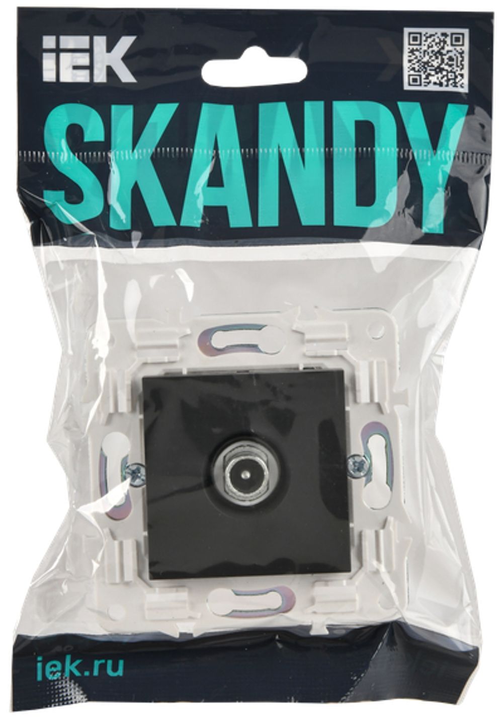 SKANDY Розетка TV проходная SK-A17G графит IEK