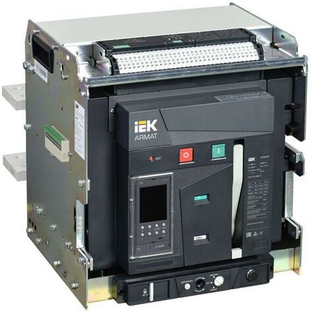 Выключатель автоматический воздушный 3п F 4000А 100кА TD выдвижн. с комплектом аксессуаров ARMAT IEK AR-ACB-3VF-100-4000A-TDCF
