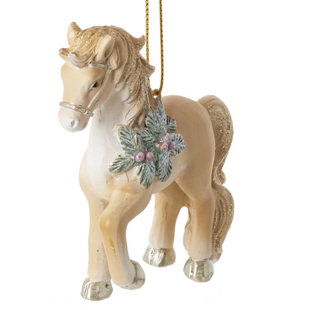 GAEM Фигурка декоративная подвесная "Лошадка", L7,5 W2,5 H8 см