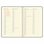 Ежедневник датированный 2025 А5 148х218 мм GALANT "Combi Contract", под кожу, темно-синий, 115711