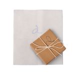 Подвеска из белого перламутра с красными кистями 65 см