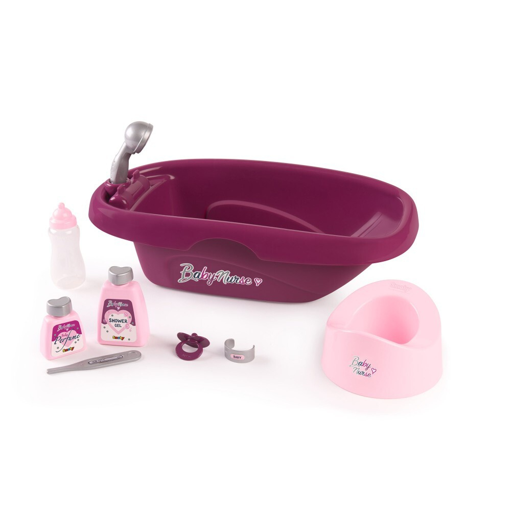 Smoby Baby Nurse - Набор для ванны Ванна с аксессуарами и горшком 220359 / артикул   220359  / GTIN 3032162203590