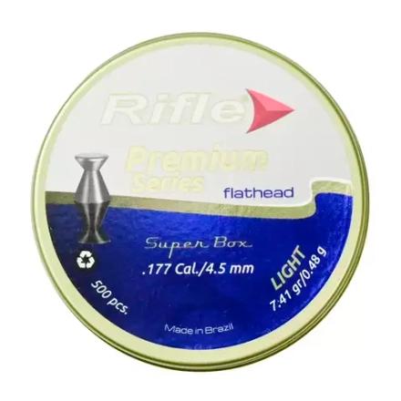 Пули RIFLE Premium Series Flathead Medium 4,49 мм, 0.5 гр, 500 шт