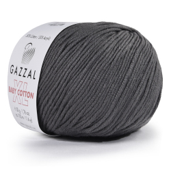 Пряжа Baby Cotton XL 50 г,105м,50%хлопок, 50%акрил (цена за 1 шт)