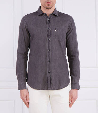 рубашка rey_p BOSS BLACK - серый(50477840)