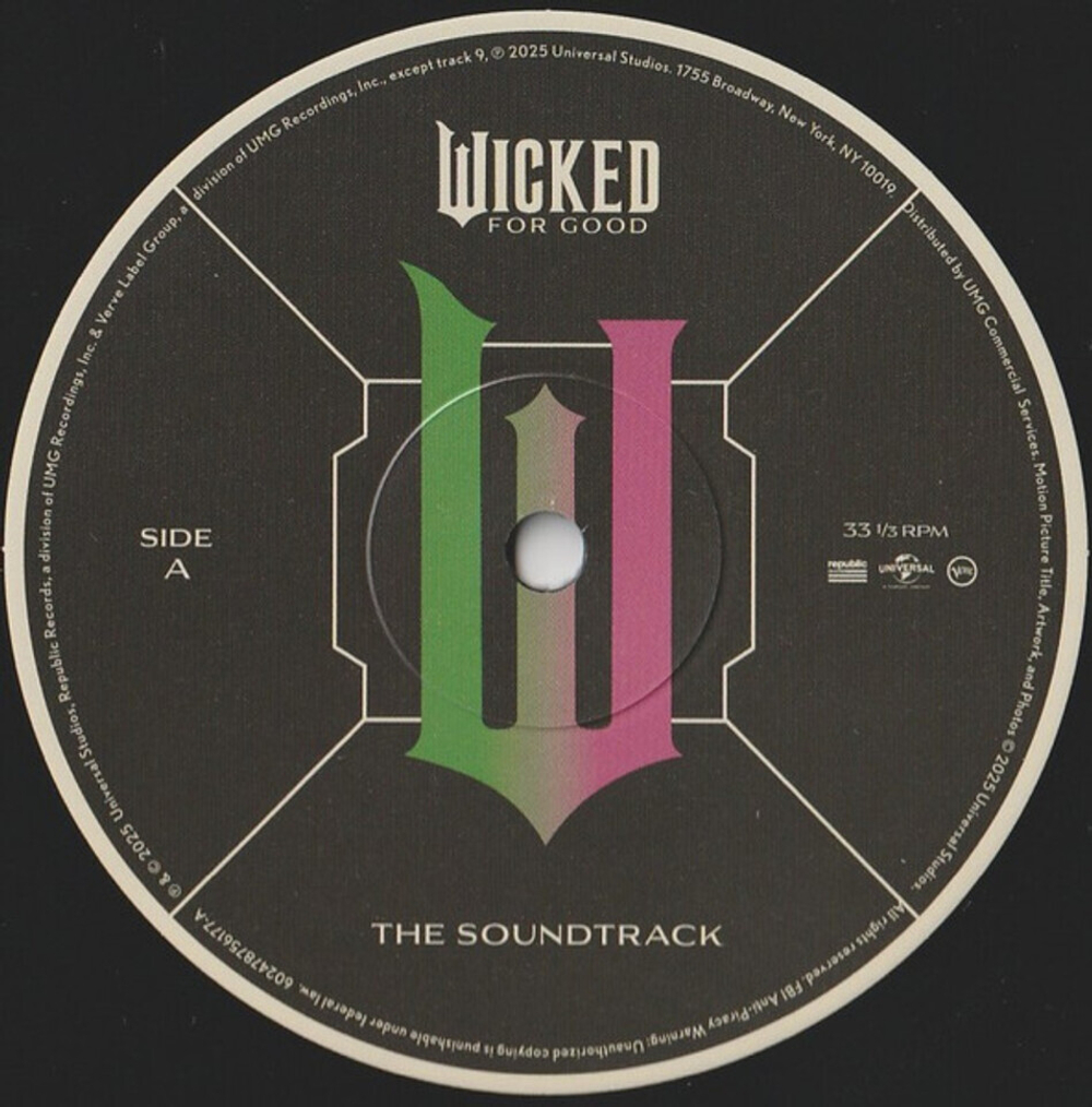 Soundtrack / Wicked: For Good (The Soundtrack)(2LP)