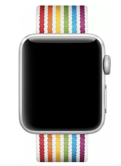 Ремешок W17 42/44mm Magic Tape Apple Watch (WH5226-RB) Rainbow COTEetCT