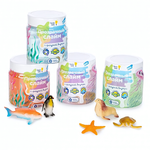 Лизун "Мялка-жмялка" прозрачная с фигуркой (Genio Kids-art)