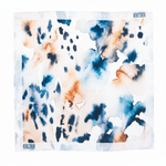 Шейный платок «Шерсть рыси, акварель», 70×70 см