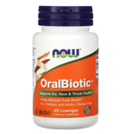NOW Foods, OralBiotic, 60 пастилок (500 млн КОЕ в 1 пастилке)