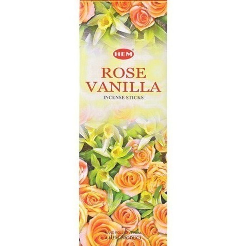 HEM Rose Vanilla шестигранник Благовоние Роза Ваниль