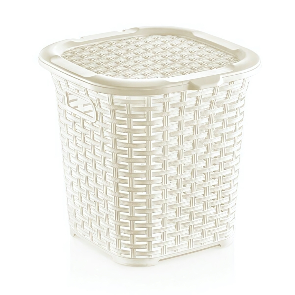 Многофункциональная корзина плетён кремовый 15 лт.