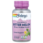 Solaray, Vital Extracts, горькая дыня, 500 мг, 60 растительных капсул