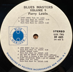 Furry Lewis - Blues Masters (США 1972г.)