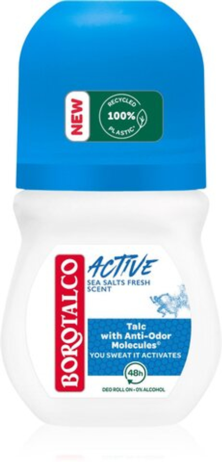 Borotalco Active Sea Salts - шариковый дезодорант 48-часовой эффект /   50  ml  / GTIN 80859840