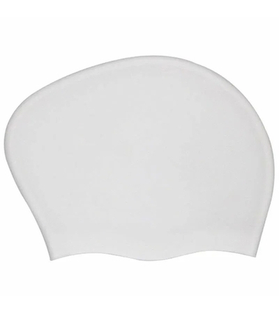 Шапочка для плавания силиконовая для длинных волос E3970