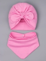 Чалма осенняя для девочки и снуд