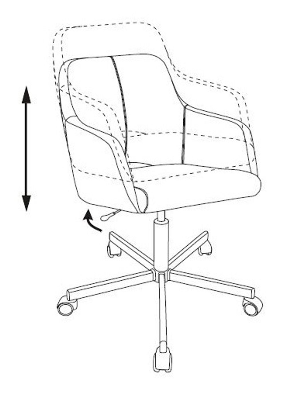 Кресло Бюрократ CH-380M сердитое море 38-415 крестовина металл