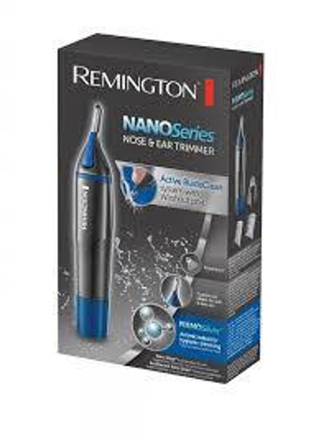 Триммер для носа и ушей Remington NE3850 черный/синий