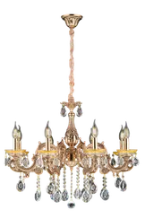 1704/8B FGD+BK (1) Люстра Veneto Luce