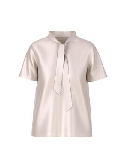 Marc Cain Блуза комбинированная с воротником-галстук