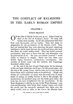 The conflict of religions in the early Roman empire | T. R. Glover