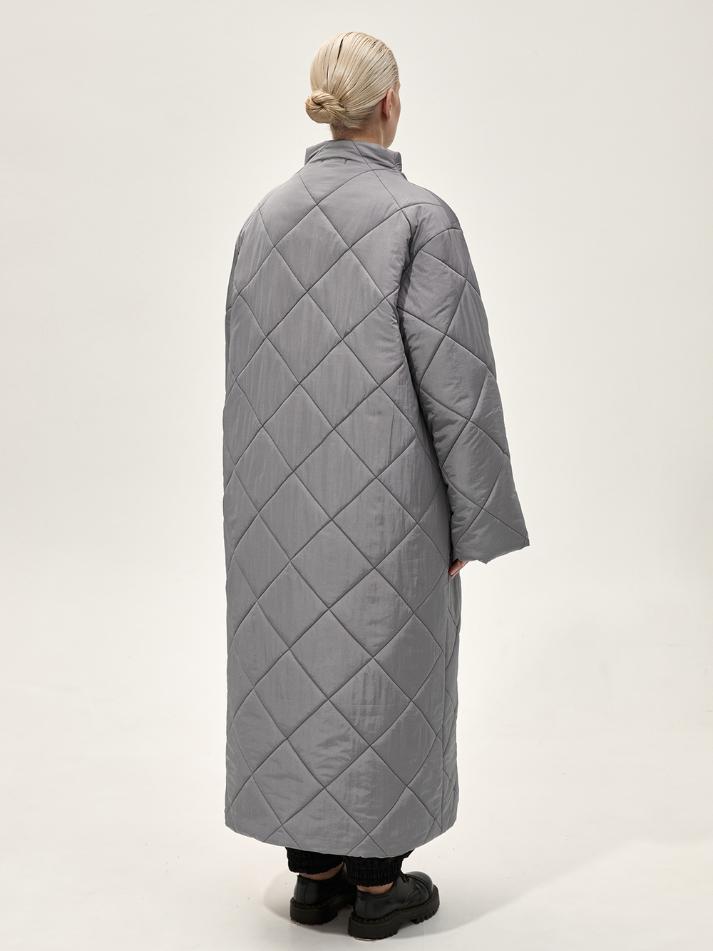 Пальто-одеяло "Кутанка". Серое