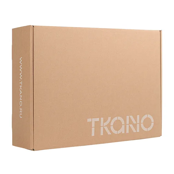 Плед из хлопка жемчужной вязки терракотового цвета из коллекции essential, 130х180 см