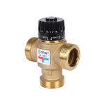 Клапан термостатический смесительный STOUT - 1"1/4 (НР, 30-65°C, Kvs 3.5, T-образное смешивание)