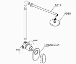 Душевая система WasserKRAFT Donau 5300 A12030