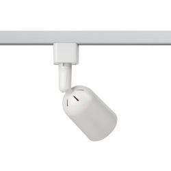 Трековый светильник однофазный ЭРА TR41-GU10 WH под лампу MR16 белый | Однофазные светильники под лампу