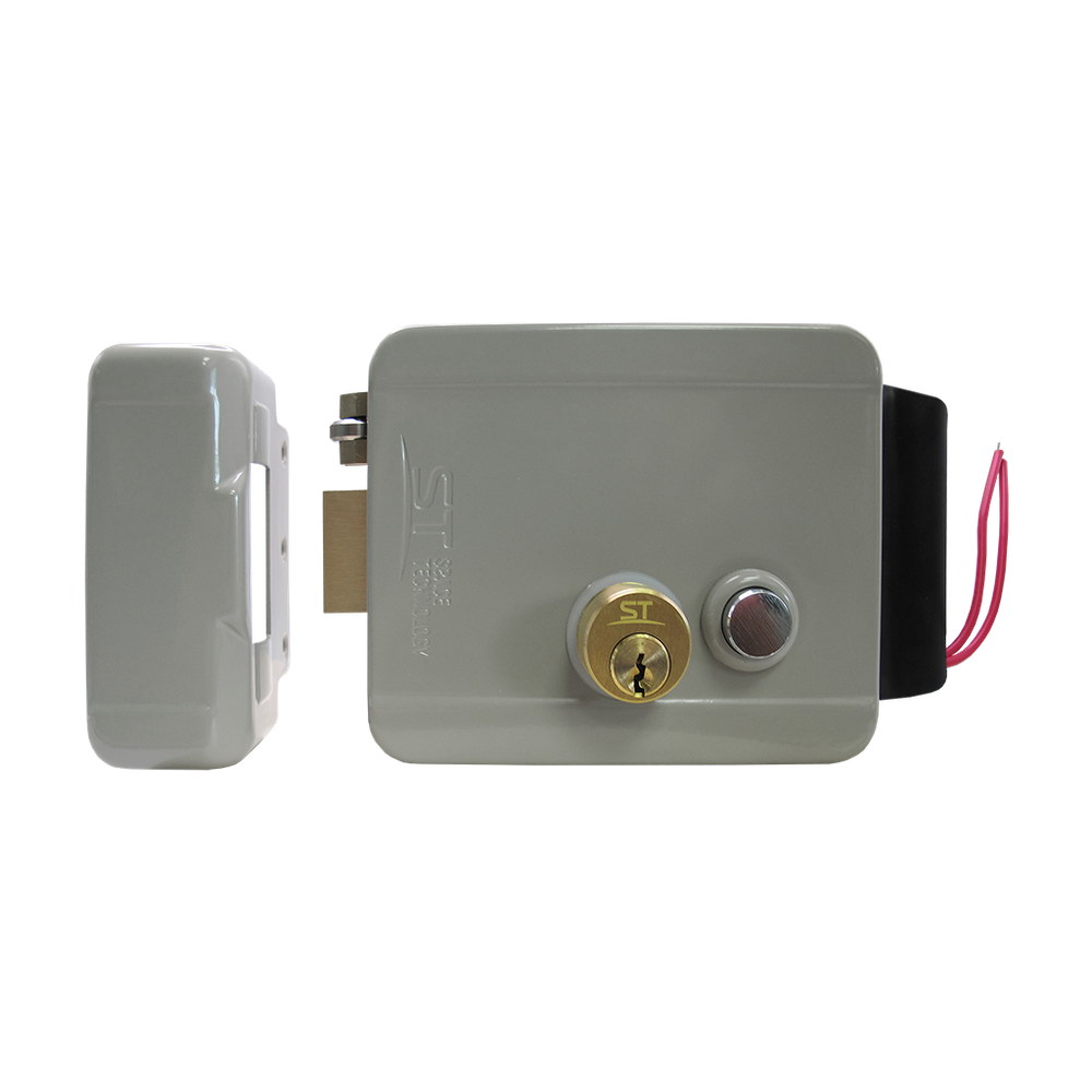 Замок электромеханический ST-EL-03 (N/2C/B/PS) (СЕРЫЙ) (версия 3)