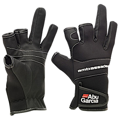 Перчатки Abu Garcia Stretch Glove XL Чёрные