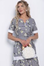 Платье Люсия (серое) П10837 LT Collection