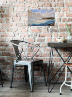 Картина авторская акрилом интерьерная на холсте 27*41 см для интерьера "Отражение неба"