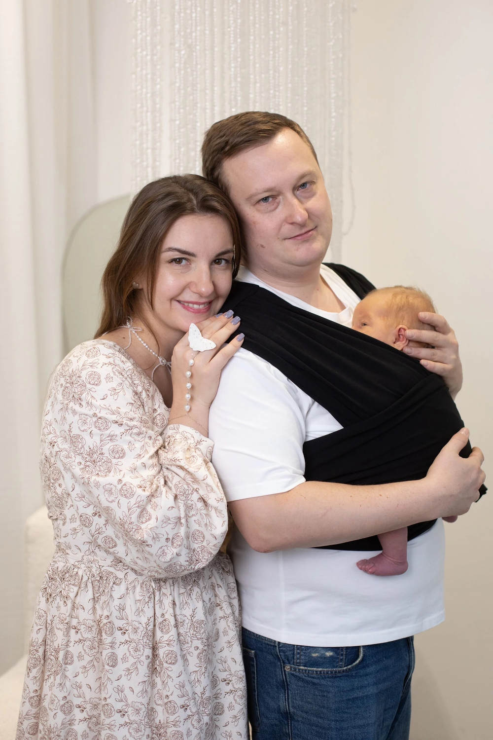 Трикотажный слинг QUICK HUGS (без намотки) цвет Уголь