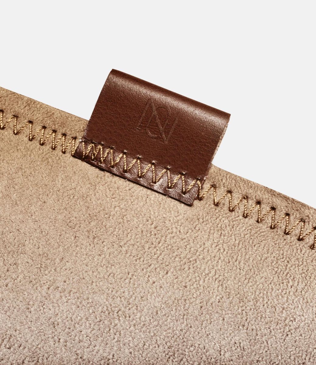 NOOE Suede Desk Beige — коврик для рабочего стола