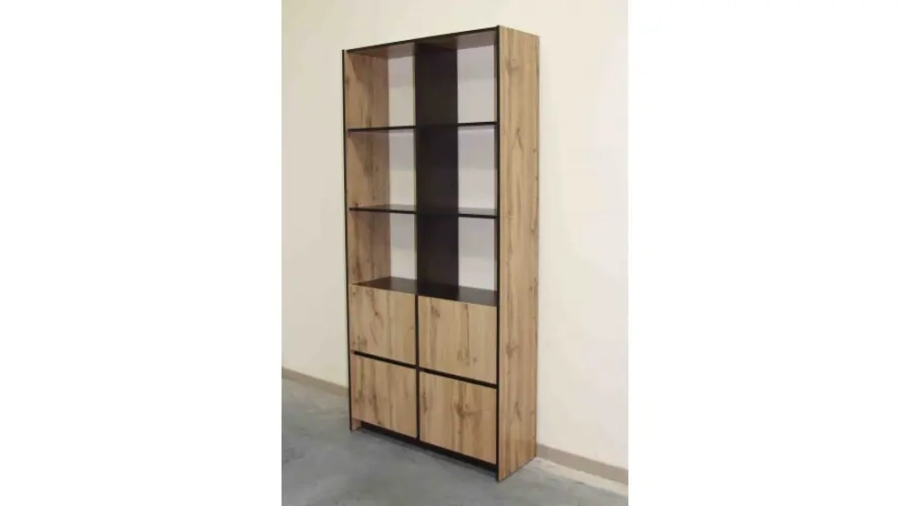 Бостон Стеллаж большой Дуб вотан/венге