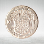 Belgium, 10 Francs - Baudouin I (French Text), 1969, VF