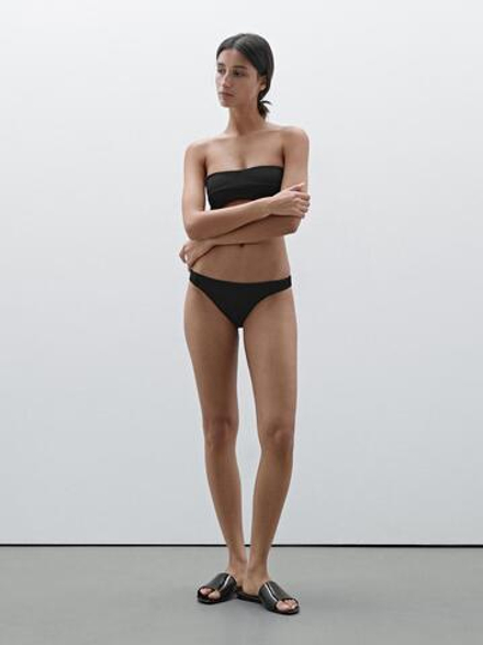 Massimo Dutti Плавки бикини, черный