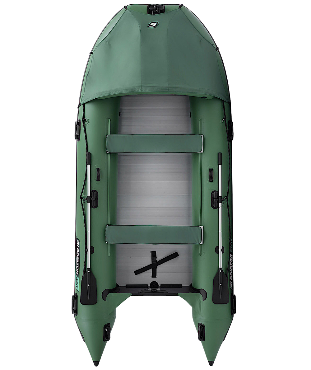 Лодка ПВХ Gladiator Active C400AL с алюминиевым полом