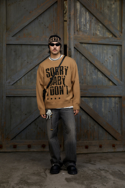 Свитер DONSMOKE "Destroy Logo" Distressed Sweater