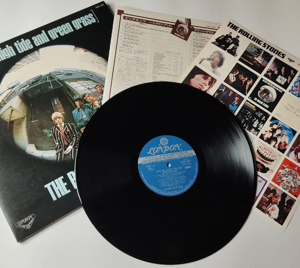 Винтажная виниловая пластинка LP The Rolling Stones Big Hits (High Tide And Green Grass) (Japan 1976) (No Obi)