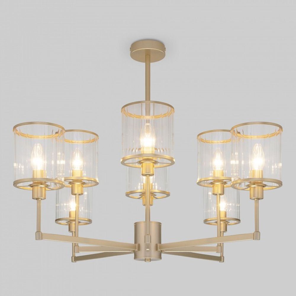 Люстра на штанге Eurosvet Inari 60144/8 золото