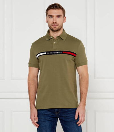 Поло Tommy Hilfiger - хаки(MW0MW38130)