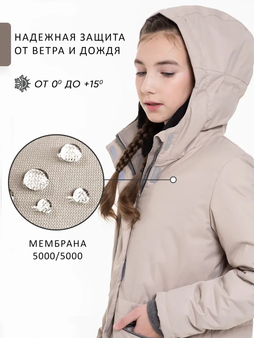 Куртка парка демисезонная мембрана