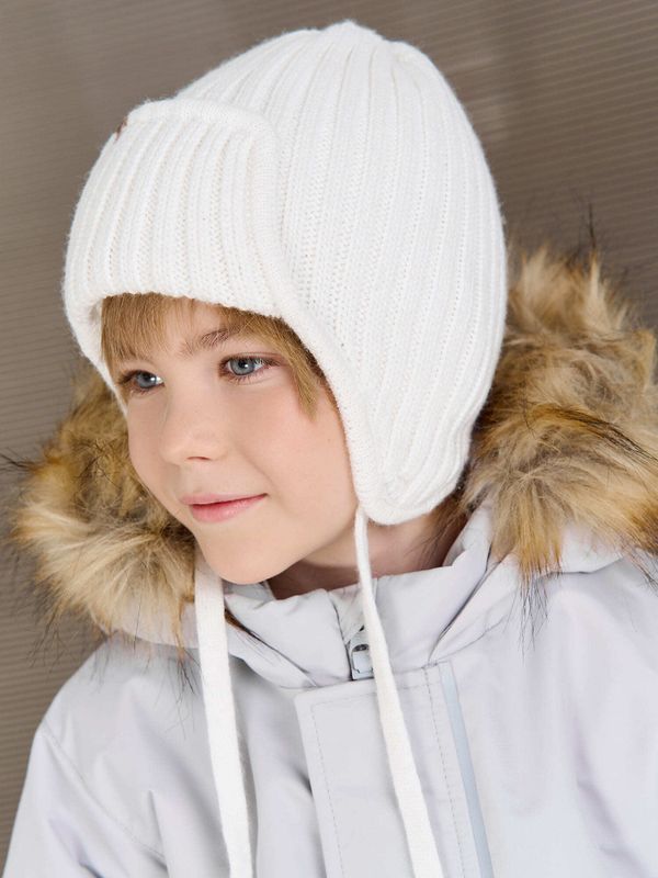 Шапка ушанка зимняя из смесовой шерсти 